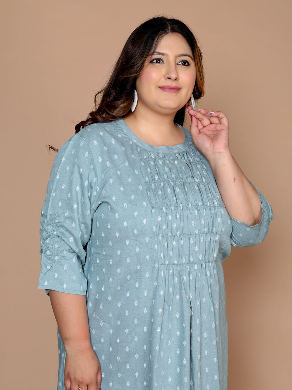 Women Nighty ( Aqua Blue )