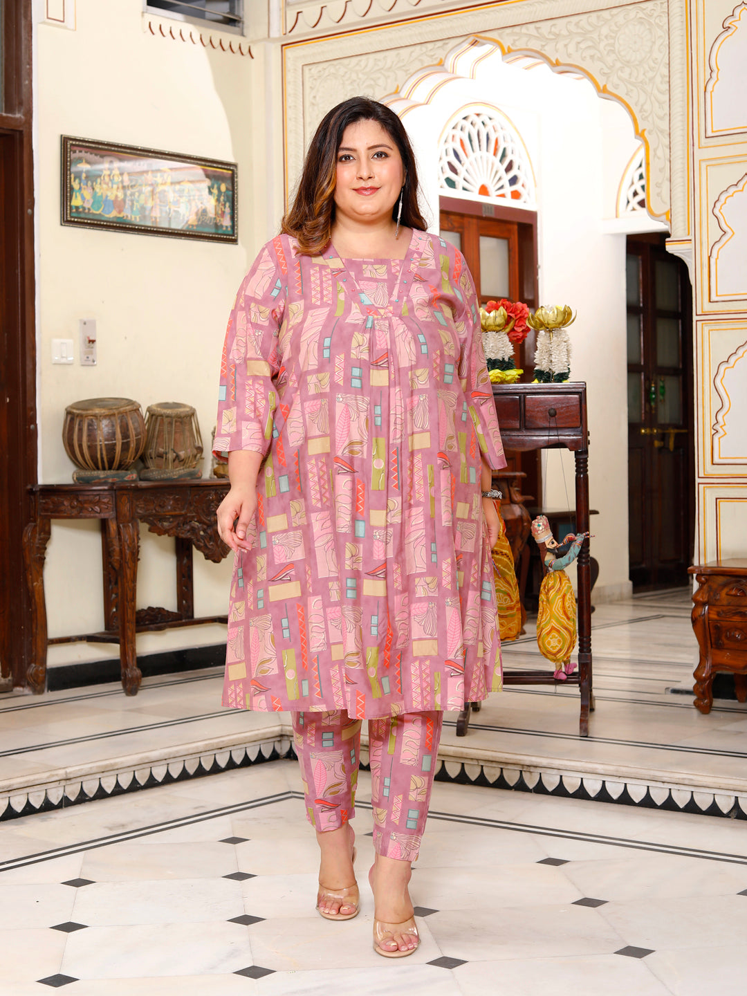 Pink Kurta Set