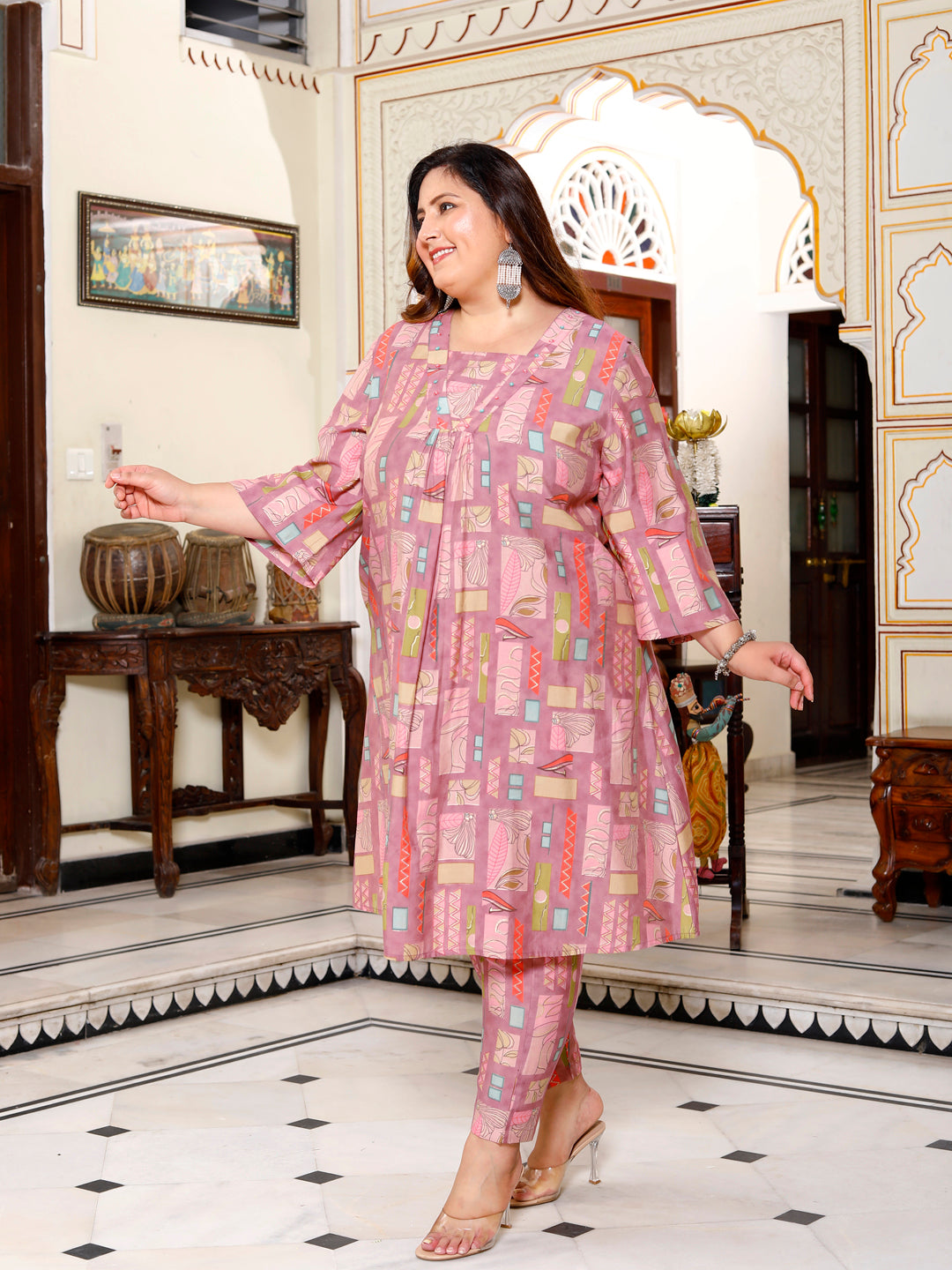Pink Kurta Set