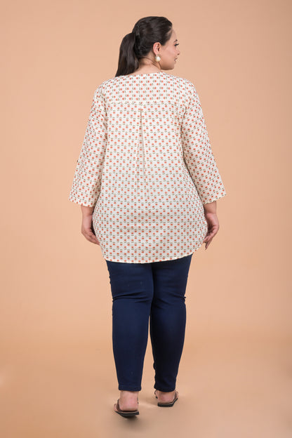 offwhite top kurta