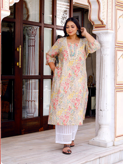 Pink Kurta Set
